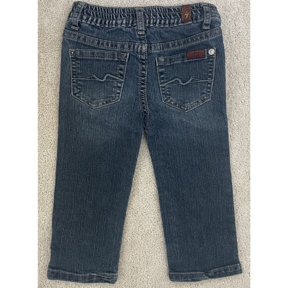 Seven for all Mankind Denim Jeans Elastic Waist Size 18 Months Toddler Jeans - Picture 3 of 3